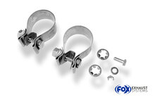 Fox Sportuitlaat Audi A4 Type B7 - Cabriolet/Sedan/Avant Achterdemper Rechts/Links - 1x90 Type 17 Rechts/Links