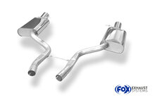 Fox Sportuitlaat Audi A4 quattro B7 - 3.2l Achterdemper rechts/links - 1x100 Type 24 rechts/links