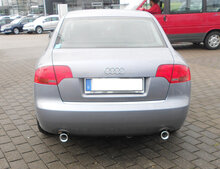 Fox Sportuitlaat Audi A4 Type B7 achterdemper rechts/links - 1x76 Type 13 rechts/links