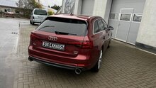 Fox Sportuitlaat Audi A4 B9 - 2WD Achterdemper rechts/links, Y-connector en middendemper - 1x114 Type 25 rechts/links