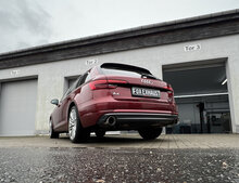 Fox Sportuitlaat Audi A4 B9 - 2WD Achterdemper rechts/links, Y-connector en middendemper - 1x114 Type 25 rechts/links