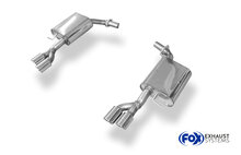 Fox Sportuitlaat Audi A6 Type 4F achterdemper rechts/links - 2x76 Type 17 rechts/links