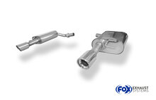 Fox Sportuitlaat Audi A6 Type 4F achterdemper rechts/links - 1x90 Type 17 rechts/links
