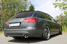 Fox Sportuitlaat Audi A6 Type 4F quattro achterdemper rechts/links &Oslash;63,5 mm - 1x90 Type 17 rechts/links
