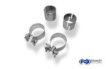 Fox Sportuitlaat Audi A6 Type 4F quattro 4.2l Voordemper vervangingspijp rechts/links &Oslash;63,5mm