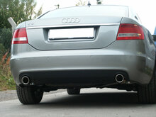Fox Sportuitlaat Audi A6 Type 4F quattro 4.2l Achterdemper rechts/links &Oslash;63,5mm - 1x90 Type 17 rechts/links