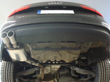 Fox Sportuitlaat Audi A6 4G - 2.0l TDI achterdemper, enkelzijdig - 2x90 Type 16