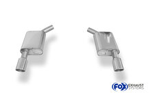 Fox Sportuitlaat Audi A6 4G - 2.0l TFSI + 2.8l FSI Achterdemper rechts/links - 1x100 Type 16 rechts/links