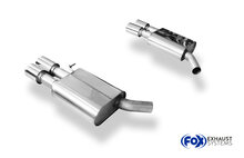 Fox Sportuitlaat Audi A6 4G - 2.0l TFSI + 2.8l FSI Achterdemper rechts/links dubbele uitlaat - 2x90 Type 13 rechts/links