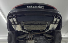 Fox Sportuitlaat Audi A6 4G achterdemper rechts/links dubbele uitlaat - 2x90 type 16 rechts/links