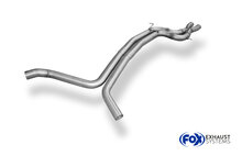 Fox Sportuitlaat Audi A6/A7 4G - 3.0l TFSI - Vervangingspijp voor de voordemper