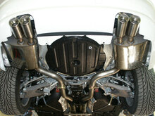 Fox Sportuitlaat Audi A8 Type 4E achterdemper rechts/links &Oslash;70mm - 2x80 Type 17 rechts/links