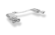 Fox Sportuitlaat Audi S8 Type 4H achterdemper rechts/links dubbele uitlaat - 2x100 Type 25 rechts/links