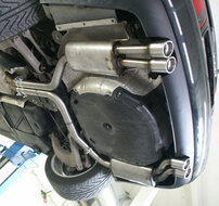 Fox Sportuitlaat Audi A8/S8 Type D2 - zonder trekhaak, achterdemper rechts/links - 2x76 Type 17 rechts/links