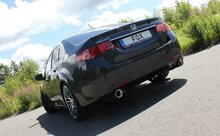 Fox Sportuitlaat Achterdemper rechts/links voor Honda Accord VIII CU1/CW1 Sedan &amp; Tourer - 1x100 Type 17 Rechts/Links