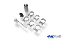 Fox Sportuitlaat Opel Adam achterdemper, dwarsuitgang rechts/links - 145x65 type 59 rechts/links