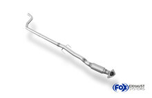 Fox Sportuitlaat Vervangingspijp voor de voordemper van de Opel Adam S