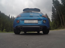 Fox Sportuitlaat Opel Adam S achterdemper, dwarsuitlaat rechts/links - 1x100 type 25 rechts/links