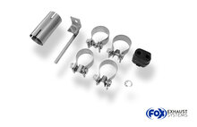 Fox Sportuitlaat Opel Adam S achterdemper, dwarsuitlaat rechts/links - 115x85 type 44 rechts/links