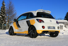 Fox Sportuitlaat Opel Adam S achterdemper, dwars, linker uitgang - 140x90 type 44 links