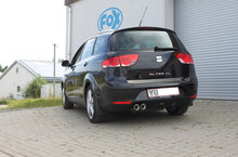 Fox Sportuitlaat Seat Altea XL 5P - Voorwielaandrijving, achterdemper - 2x80 Type 17