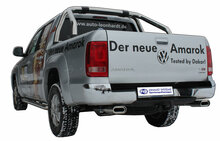 Fox Sportuitlaat VW Amarok 4x4 achterdemper, rechter/linker uitlaat - 160x80 type 53 rechts/links
