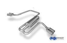 Fox Sportuitlaat VW Amarok 4x4 - zonder treeplanken, achterdemper met zij-uitlaten aan de linker- en rechterkant van het voertuig - 2x90 Type 12 rechts/links