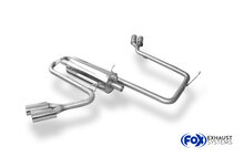 Fox Sportuitlaat VW Amarok 4x4 - zonder treeplanken, achterdemper met zij-uitlaten aan de linker- en rechterkant van het voertuig - 2x90 Type 12 rechts/links