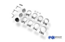 Fox Sportuitlaat VW Amarok 4x4 - met treeplank, achterdemper, zij-uitlaat links en rechts op het voertuig - 2x115x85 type 38 rechts/links