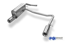 Fox Sportuitlaat Achterdemper uitlaat rechts/links voor Seat Arosa 6H/ VW Lupo 6X - 1x90 Type 13 rechts/links