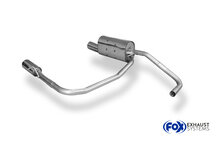 Fox Sportuitlaat Achterdemper uitlaat rechts/links voor Seat Arosa 6H/ VW Lupo 6X - 1x90 Type 13 rechts/links