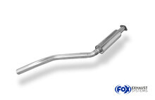 Fox Sportuitlaat Opel Astra F-CC voordemper &Oslash;63,5 mm