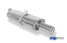 Fox Sportuitlaat Opel Astra F-CC achterdemper, 1-punts ophanging - 1x90 type 13
