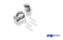 Fox Sportuitlaat Opel Astra G Sedan Achterdemper - 2x80 Type 13