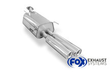 Fox Sportuitlaat Opel Astra G Sedan Achterdemper - 2x80 Type 13