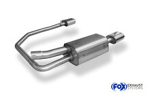 Fox Sportuitlaat Opel Astra G Coup&eacute;/Cabriolet Achterdemper Uitlaat Rechts/Links &Oslash;63,5mm - 135x80 Type 53 Rechts/Links