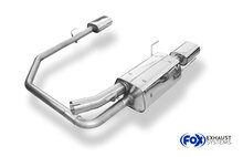 Fox Sportuitlaat Opel Astra G Caravan achterdemper, rechter/linker uitlaat - 135x80 type 53 rechts/links