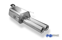 Fox Sportuitlaat Opel Astra G Sedan Achterdemper &Oslash;60mm - 2x80 Type 13