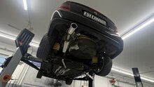 Fox Sportuitlaat Opel Astra G Coup&eacute; Turbo enkelvoudige uitlaatdemper &Oslash;70mm met voordemper - 115x85 Type 32