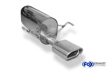Fox Sportuitlaat Opel Astra H/ Astra H GTC achterdemper, enkelzijdig - 135x80 Type 53