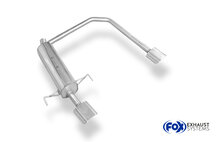 Fox Sportuitlaat Opel Astra H/ Astra H GTC Achterdemper, rechter/linker uitlaat - 135x80 Type 53 rechts/links