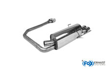 Fox Sportuitlaat Opel Astra H Caravan achterdemper, rechter/linker uitlaat &Oslash;63,5 mm - 2x76 Type 13 rechts/links