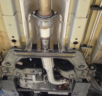 Fox Sportuitlaat Opel Astra J OPC downpipe met 200-cellige HJS-katalysator