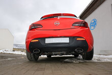 Fox Sportuitlaat Opel Astra J GTC achterdemper, dwarsuitlaat rechts/links - 160x90 type 38 rechts/links