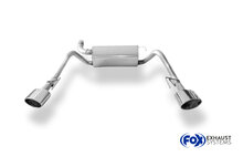 Fox Sportuitlaat Opel Astra J Sedan Achterdemper Dwarsuitlaat Rechts/Links - 160x90 Type 38 Rechts/Links