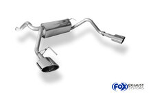 Fox Sportuitlaat Opel Astra J Sedan Achterdemper Dwarsuitlaat Rechts/Links - 160x90 Type 38 Rechts/Links