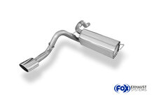 Fox Sportuitlaat Opel Astra J Sedan Achterdemper Dwarsuitlaat Links - 140x90 Type 32