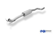 Fox Sportuitlaat Opel Astra K hatchback voordemper (niet voor modellen met OPF)
