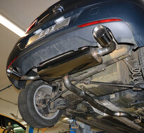 Fox Sportuitlaat Opel Astra K hatchback achterdemper, dwarsuitlaat rechts/links - 1x100 type 25 rechts/links