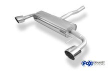 Fox Sportuitlaat Opel Astra K hatchback achterdemper, dwarsuitlaat rechts/links - 129x106 type 32 rechts/links